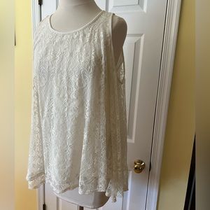 Woman’s Hollister Long Sleeve Open Shoulder Top